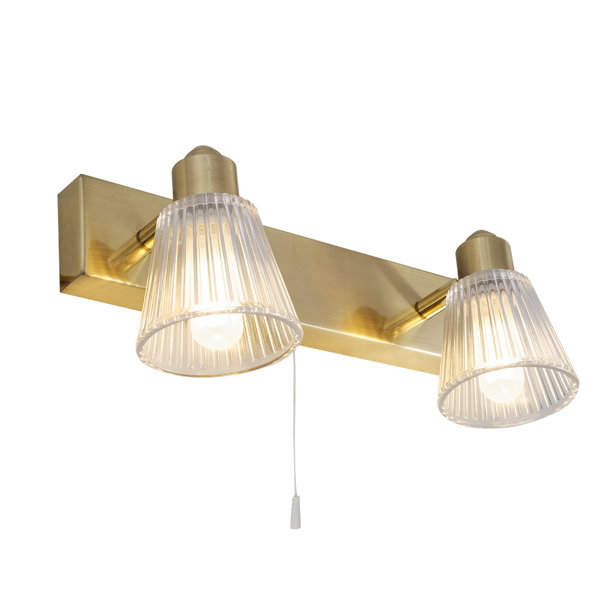 Two light store vanity fixture